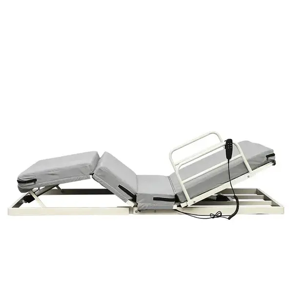 Morecare Motorized Reclining Backrest & Knee Rest Support HomeCare Patient Bed