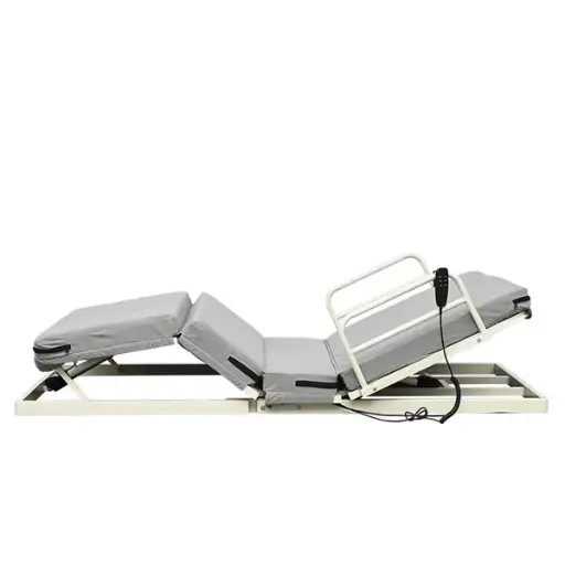 Morecare Motorized Reclining Backrest & Knee Rest Support HomeCare Patient Bed